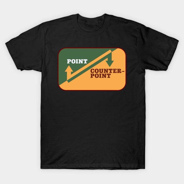 Point Counterpoint T-Shirt by rexthinks